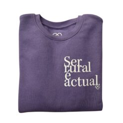 Sudadera Lavanda con eslogan GALEGO